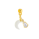 Mini Moon with Zirconia Drop