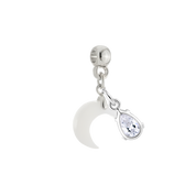 Mini Moon with Zirconia Drop