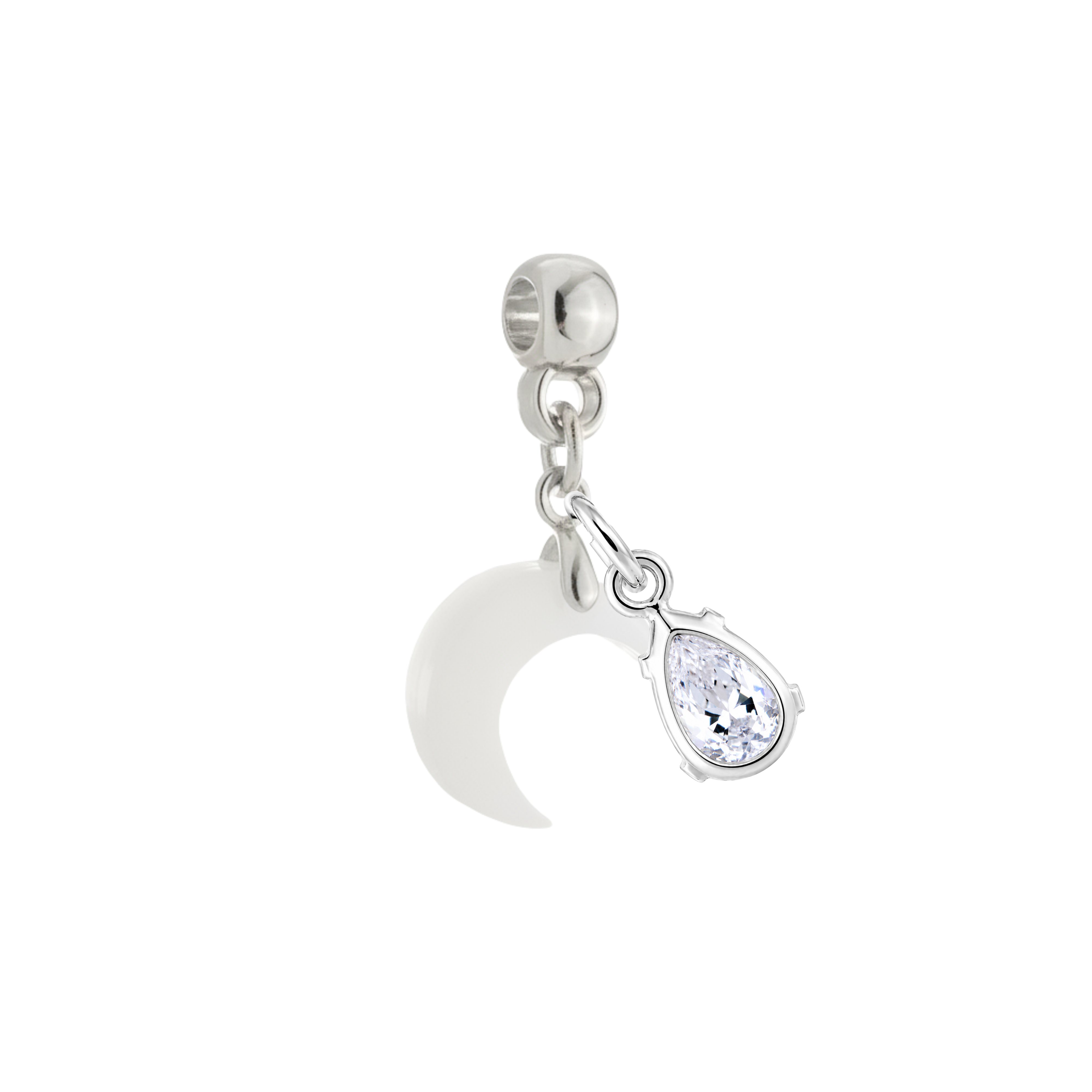 Mini Moon with Zirconia Drop