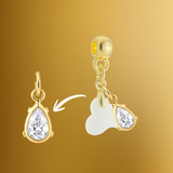 Charm Adicional com Gota de Zircónia