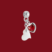 Charm Adicional con Corazón Rubí