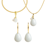 Diamond Drop with Zirconia Drop
