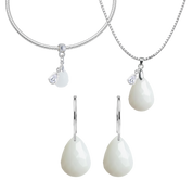 Diamond Drop with Zirconia Drop