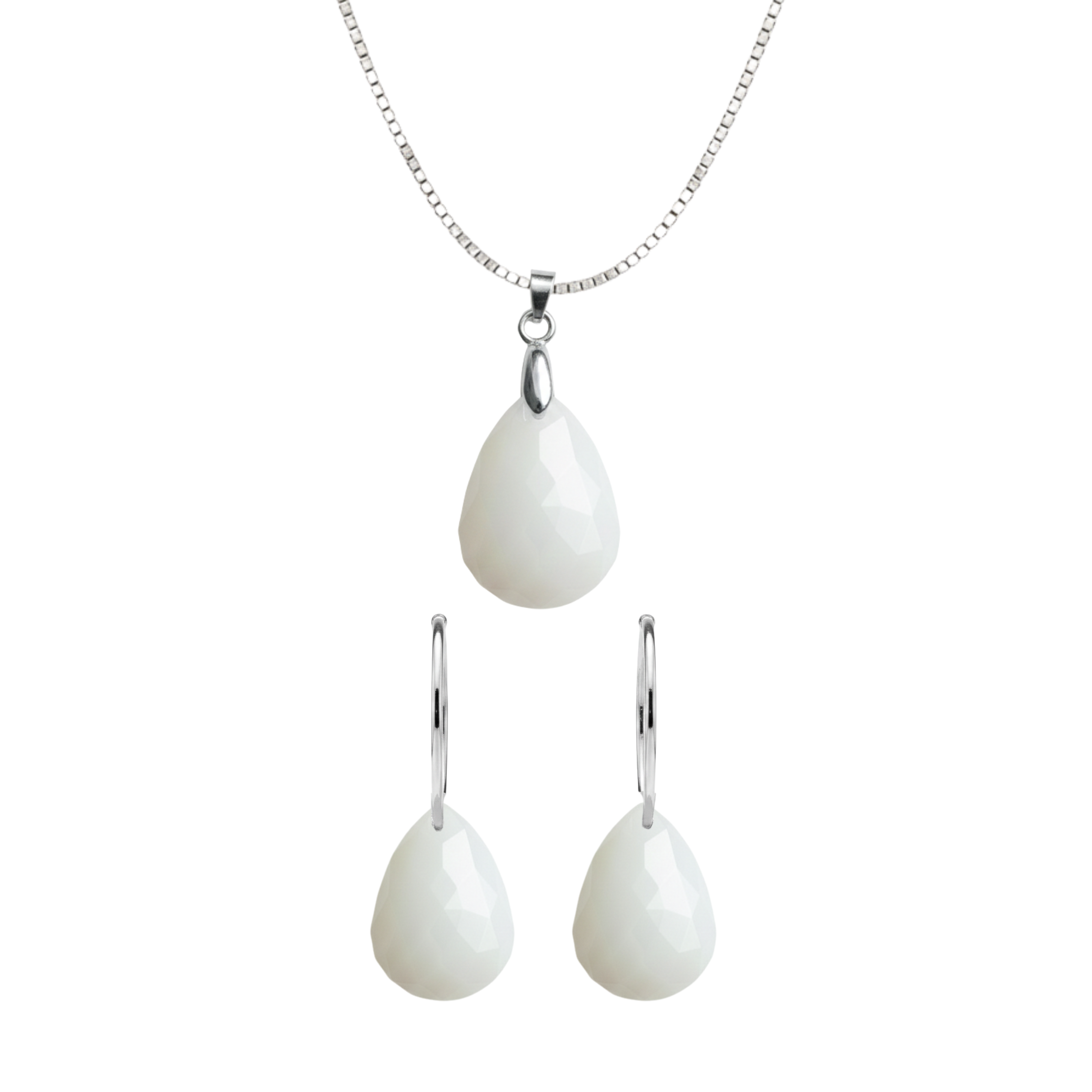Zusätzlicher Anhänger mit Kette und Ohrring – Kit Nicht Enthalten