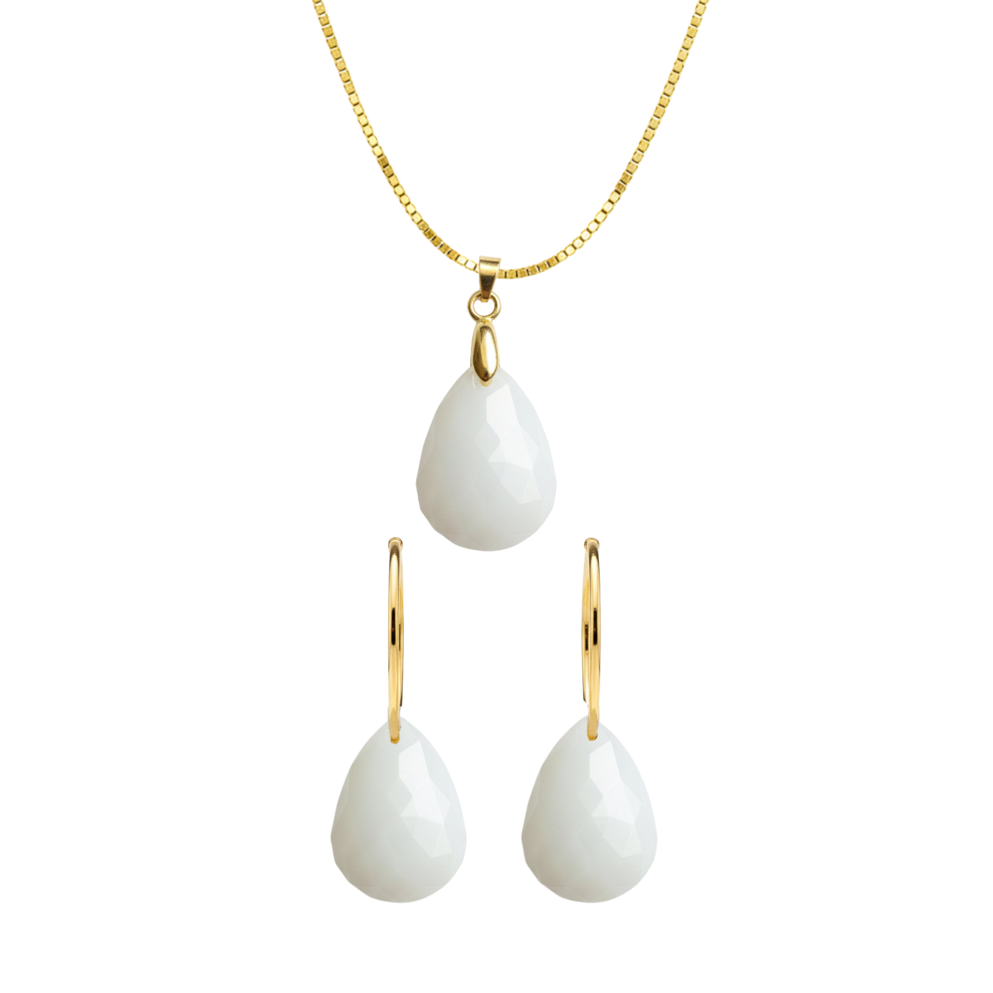 Zusätzlicher Anhänger mit Kette und Ohrring – Kit Nicht Enthalten