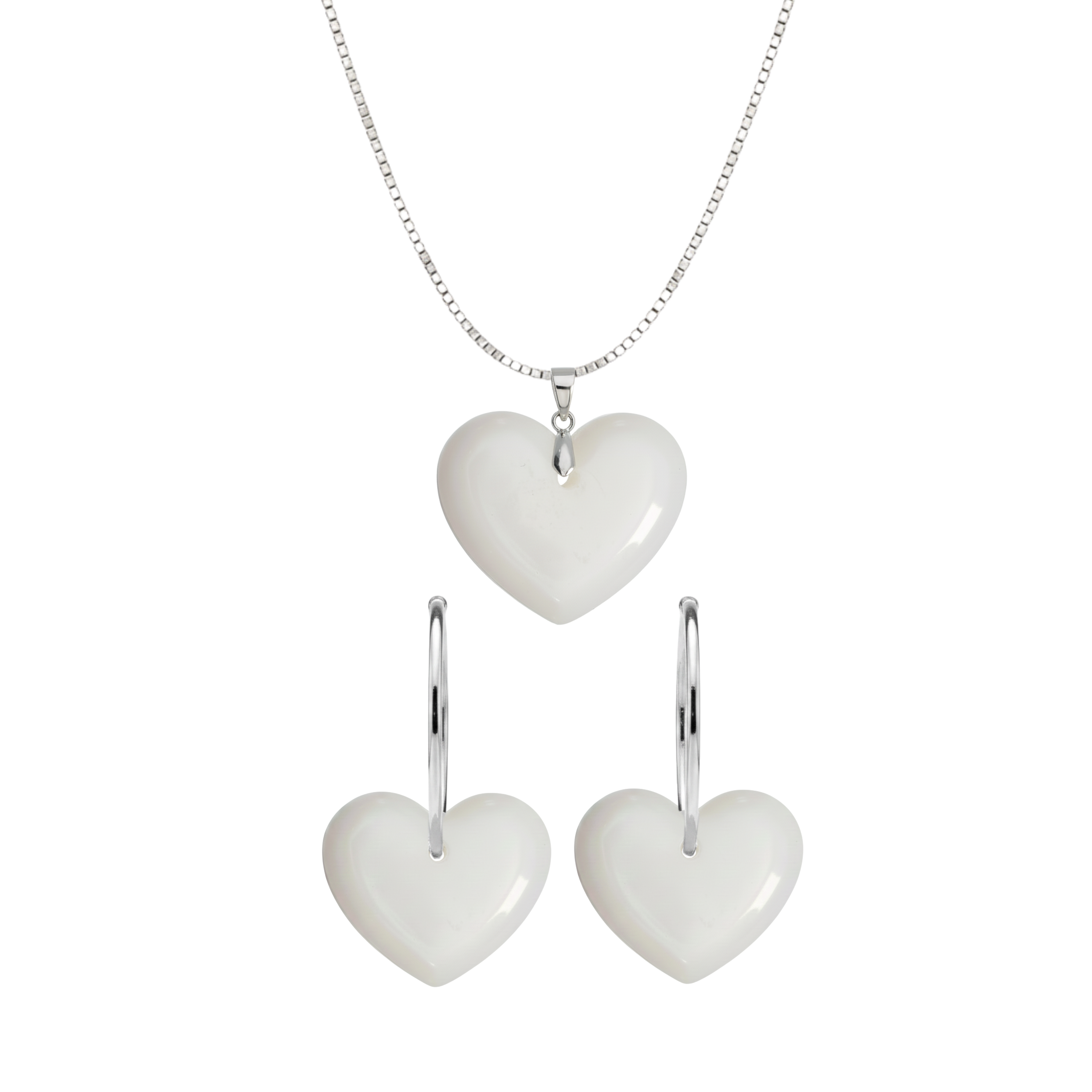 Zusätzlicher Anhänger mit Kette und Ohrring – Kit Nicht Enthalten