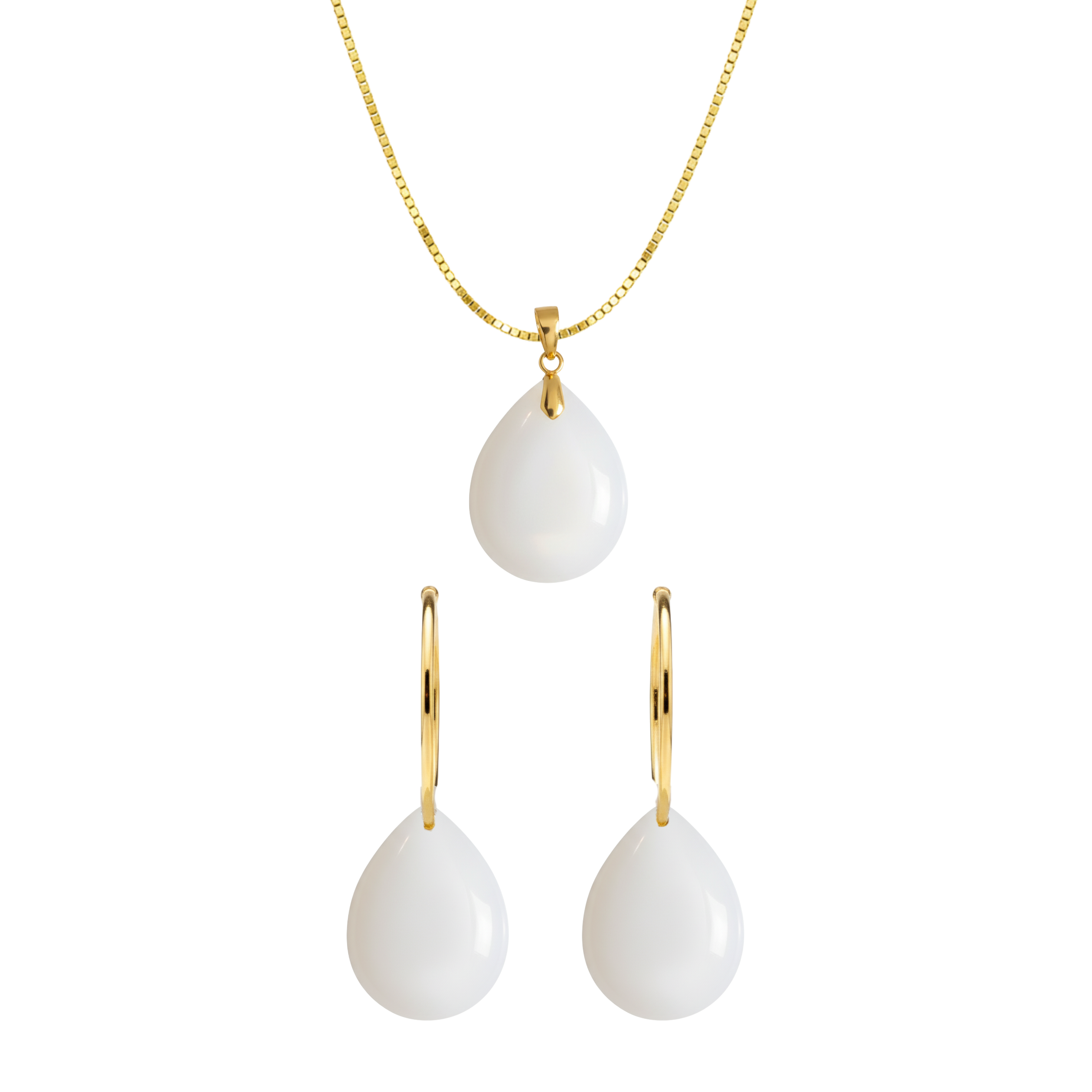 Zusätzlicher Anhänger mit Kette und Ohrring – Kit Nicht Enthalten