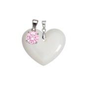 Corazón Gordito Adicional con Colgante del Mes de Nacimiento