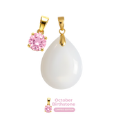 Chubby Mini Drop Birthstone Pendant