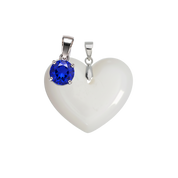 Corazón Gordito Adicional con Colgante del Mes de Nacimiento