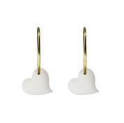 Twisted Heart Earring - Breast Milk Jewelry