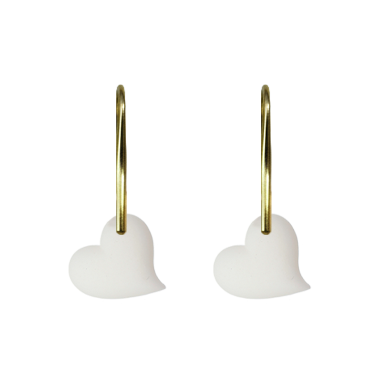 Twisted Heart Earring - Breast Milk Jewelry