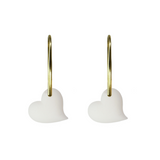 Twisted Heart Earring - Breast Milk Jewelry