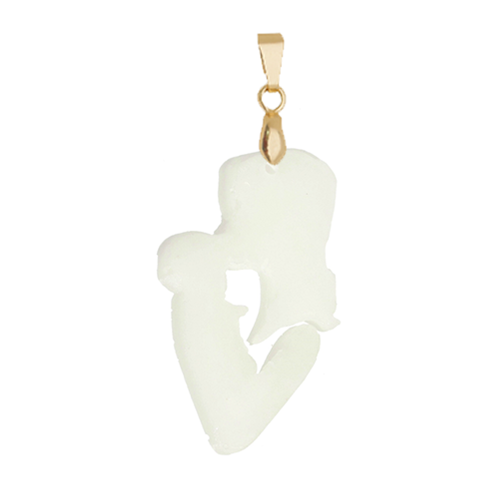 Mother's kiss Pendent - Breastmilk jewelry