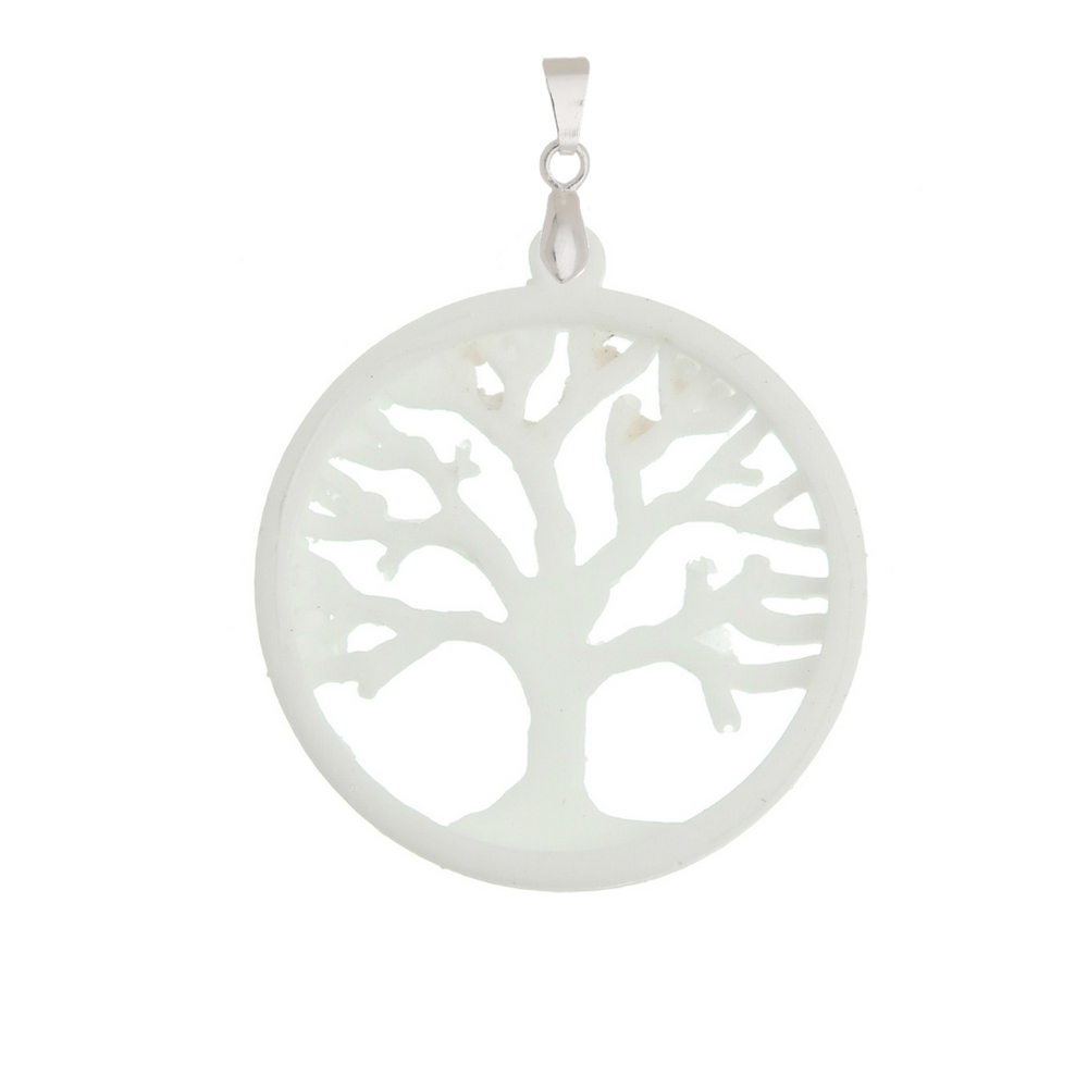 Round Tree of Life Pendant - Breastmilk jewelry