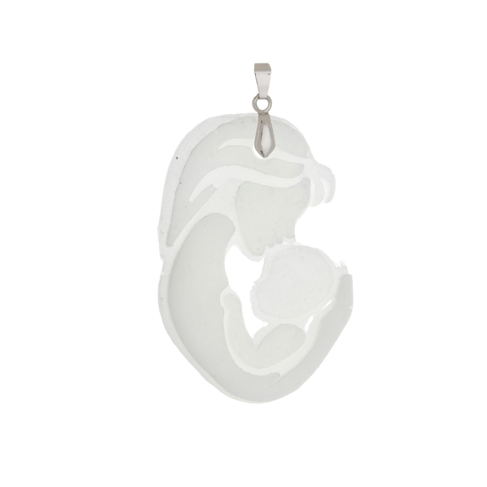Mère et bébé pendentif - bijoux du lait maternel