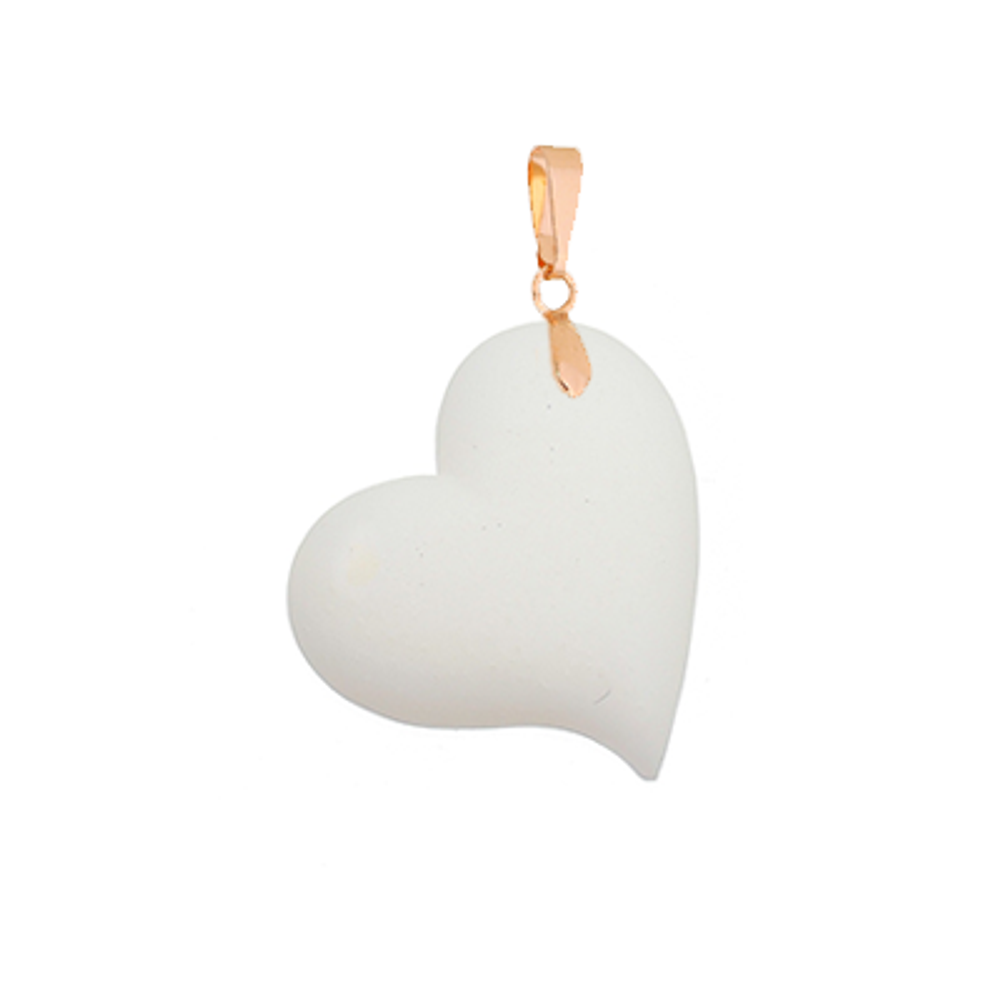 Twisted Heart Pendant - Breastmilk jewelry